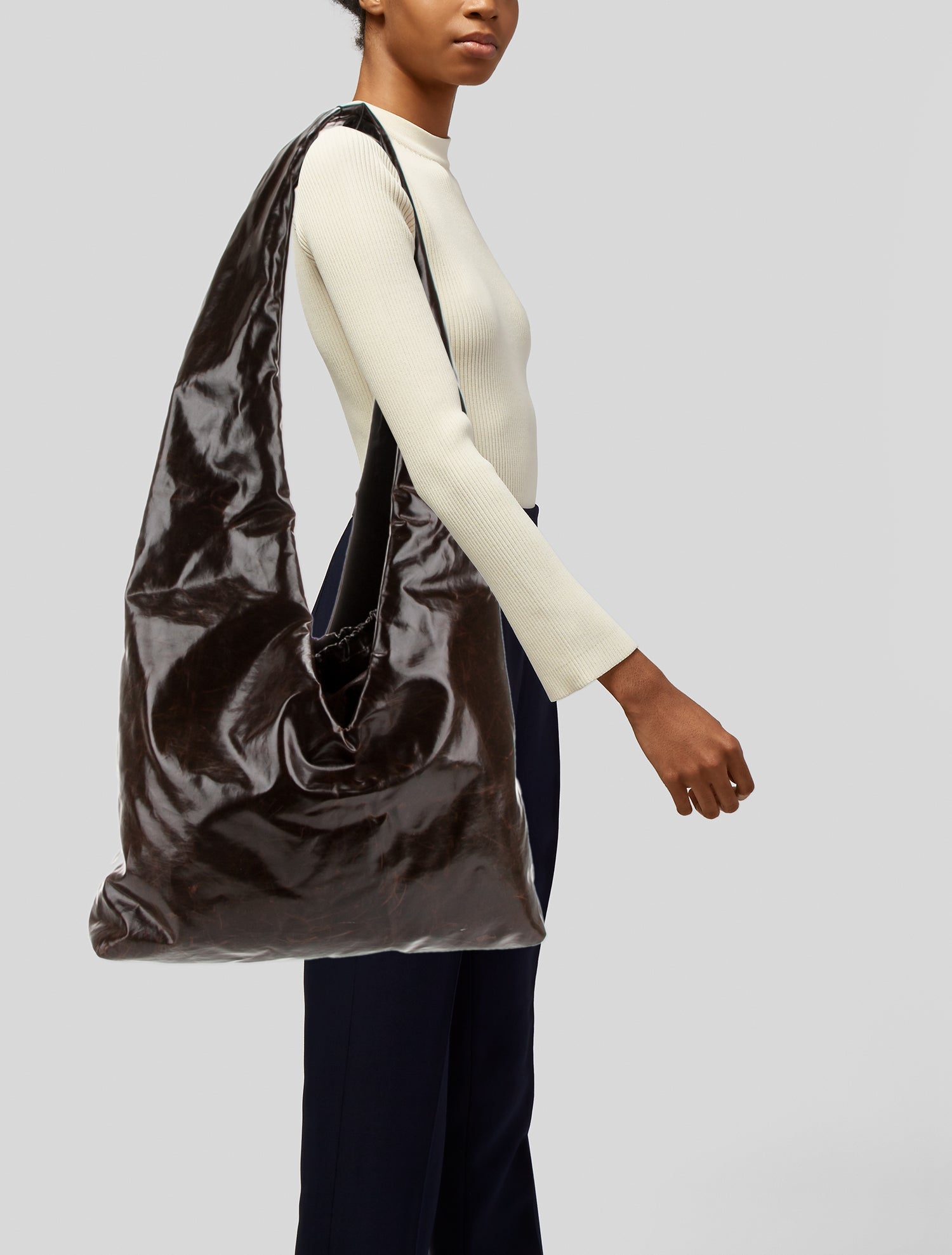 Kassl Leather Bucket Bag